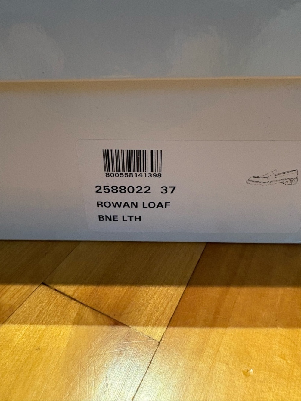 NEW in box LA CANADIENNE bone Leather Rowan Loafers for womens 37 or 7 - Picture 8 of 10
